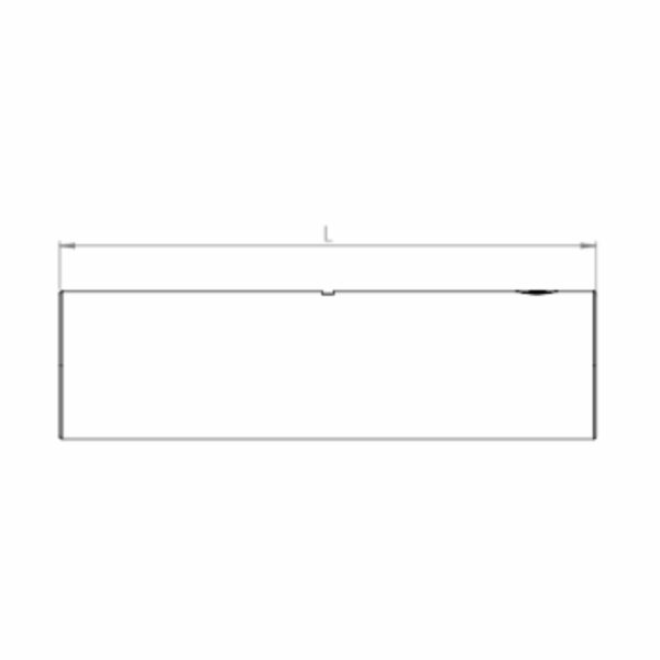 Conector tubular recto para empalme en cobre  1/0 AWG - Image 3